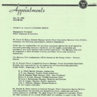 Memorandum from Theodore Stern (May 20, 1988)