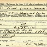 Draft Registration Cards, 1942