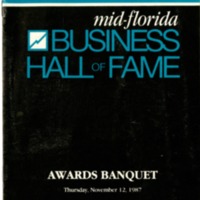 Eleventh Annual Mid-Florida Business Hall of Fame Awards Banquet