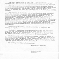 Minutes of Monthly Meeting, April 3, 1958