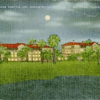 Veterans Hospital and Administration Building at Bay Pines Postcard