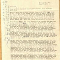 Letter from Myrtle Colson to John M. May (March 28, 1956)