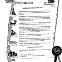 Proclamation of Bataan-Corregidor Day