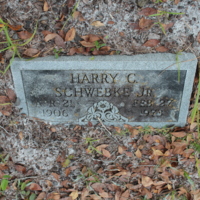 Headstone of Harry C. Schwebke, Jr. at Viking Cemetery