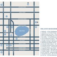 Orlando Remembered Exhibits Map