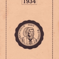 Seminole High School Commencement Program, 1934