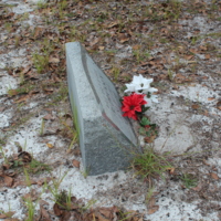 Headstone of Willard Marie Fredricksen at Viking Cemetery