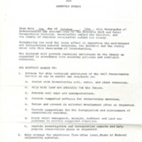 Memorandum of Understanding between the Seminole Soil and Water Conservation District and Seminole County, 1974