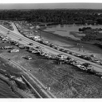 Crowds Observing the Apollo 11 Launch Along Florida State Road A1A