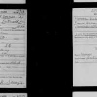 Draft Registration Card, 1917
