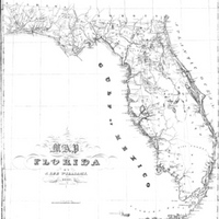 Map of Florida, 1837