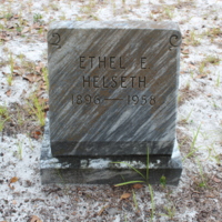 Headstone of Ethel E. Helseth at Viking Cemetery
