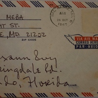 Envelope to Texann Ivy (October 1967)