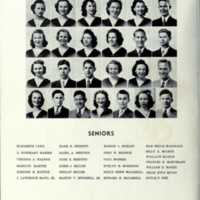 Pensacola High School&#039;s Senior Class, 1939