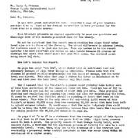 Letter from Robert &quot;Bob&quot; W. Sherman to Henry F. Swanson (June 19, 1963)