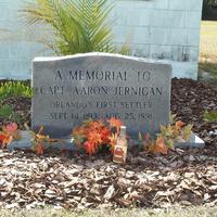 Headstone for Aaron David Jernigan at Lake Hill Cemetery