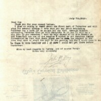 Letter from John M. May to Joe D. Seltzer (July 7, 1959)