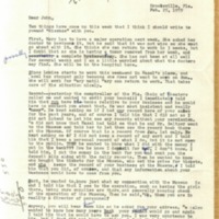 Letter from Myrtle Colson to John M. May (February 25, 1959)