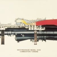 Westinghouse Model 251B Combustion Turbine