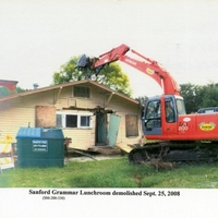 Demolition of the Sanford Grammar School Lunchroom