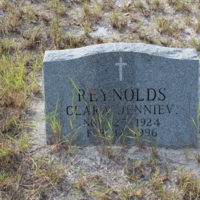 Headstone of Clara J. Reynolds at Viking Cemetery