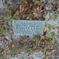 Headstone of Harold Helseth at Viking Cemetery