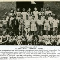 Lillian Horner&#039;s Fifth Grade Class at Sanford Grammar School, 1945-1946