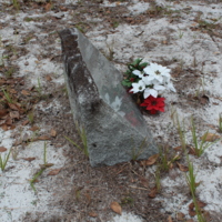 Headstone of Hazel C. Friland at Viking Cemetery