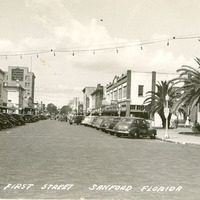 First Street, Sanford Postcard