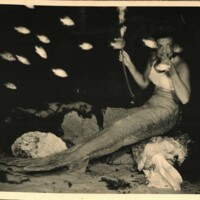 Nancy Tribble as a Weeki Wachee Mermaid