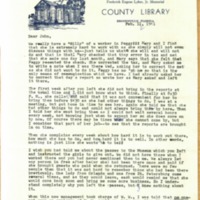 Letter from Myrtle Colson to John May (February 11, 1961)