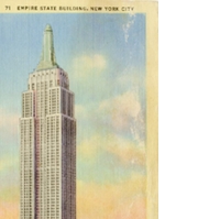 Empire State Building Postcard