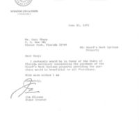 Letter from James A. Glisson to Gary I. Sharp (June 25, 1975)