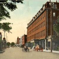 San Juan Hotel and Orange Ave. Postcard