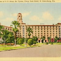 Quarters of U.S. Army Air Forces, Vinoy Park Hotel Postcard