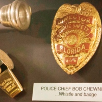 Orlando Chief of Police Bob Chewning&#039;s Whistle and Badge