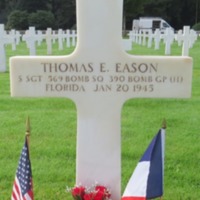Headstone of Staff Sergeant Thomas E. Eason Headstone at Epinal American Cemetery and Memorial
