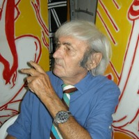 Dr. Walter Gaudnek with Art