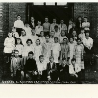 Fifth Grade Class at Sanford Grammar School, 1920