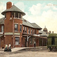 ACL Depot, Orlando, Fla. Postcard