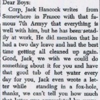 Dear Boys, November 15, 1944