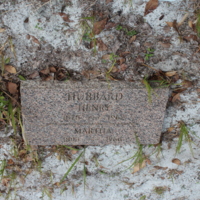Headstone of Henry Hubbard at Viking Cemetery