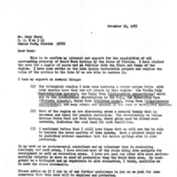 Letter from James Milton Thomas to Gary I. Sharp (November 10, 1975)