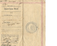 Quit-Claim Deed for Ella Wall (June 1, 1928)